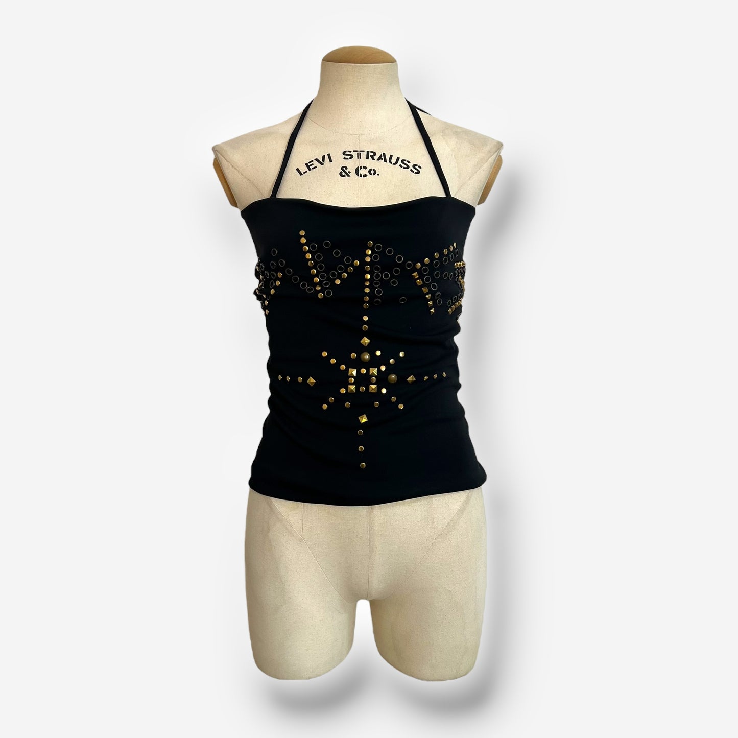 D&G Studded Lace-Up Halter Top – Spring/Summer 2003