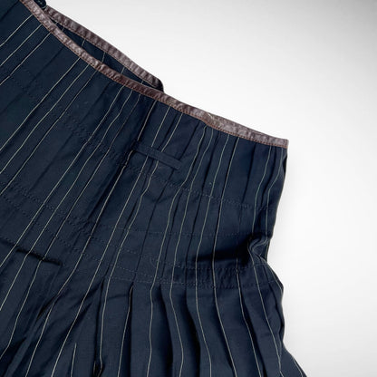 Jean Paul Gaultier pleated bondage skirt 2002