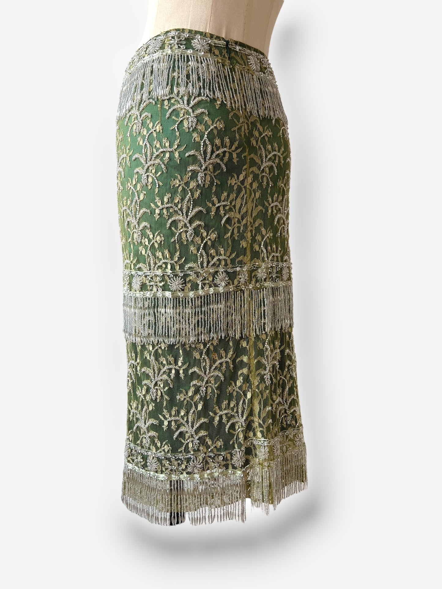 Dolce & Gabbana 1990s Couture Hand-Embroidered Skirt, Circa 1999