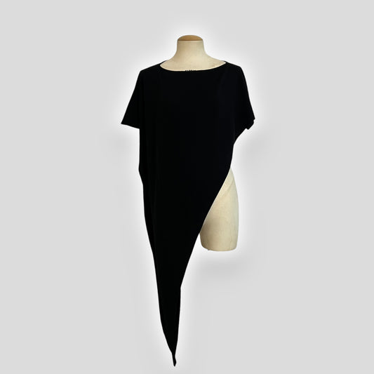 Maison Martin Margiela, Black Asymmetric Maxi Shirt, Fall/Winter 2008