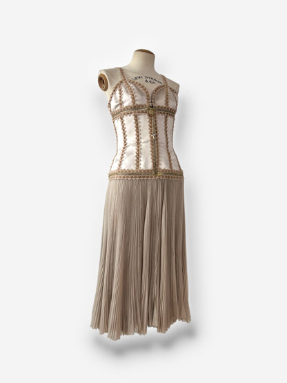 Alexander McQueen Convertible Corset Dress with Padlock Detail – Fall/Winter 2003