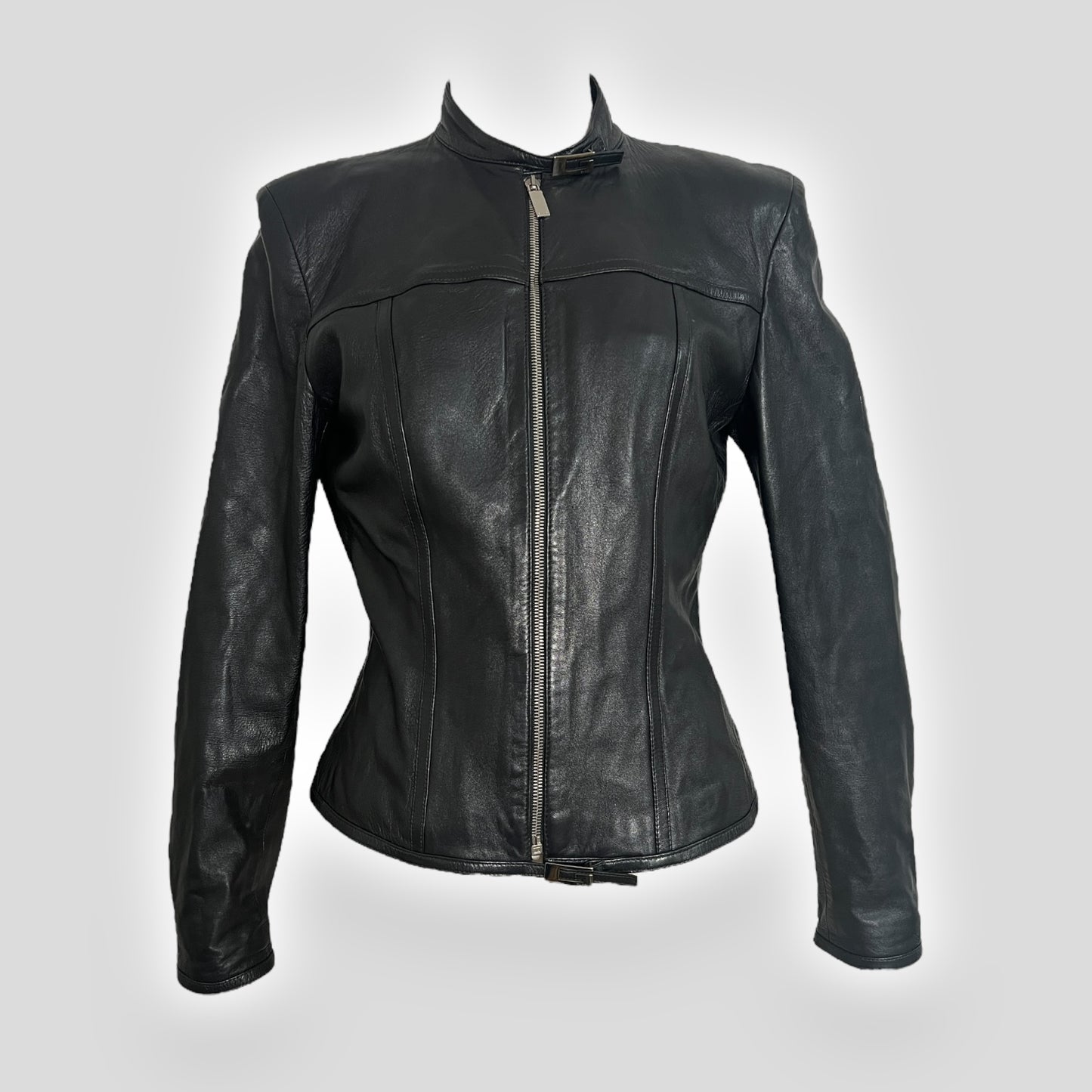 Gucci by Tom Ford, Black Lambskin Leather Jacket, 1997