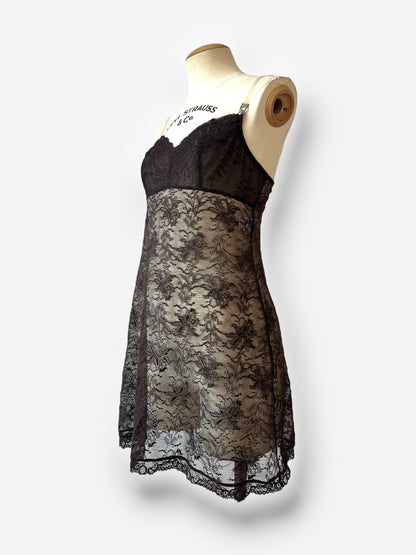 Dior By John Galliano lace mini dress
