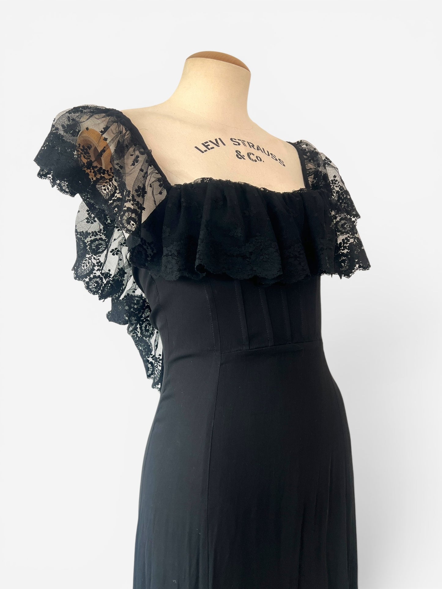 Valentino Lace Back Corset Evening Gown, circa Spring/Summer 2004