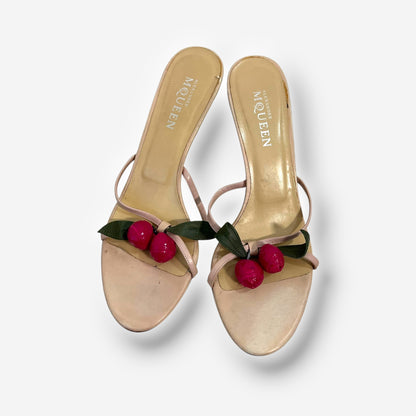 Alexander McQueen, Cherry Embellished Kitten Heels, Spring/Summer 2003