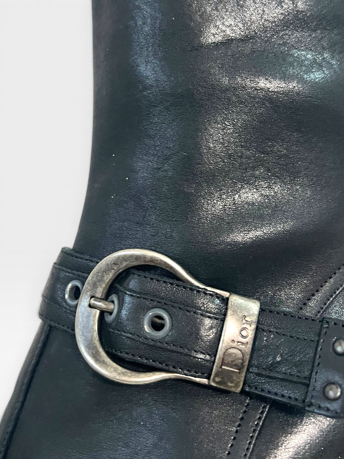 Vintage Dior by John Galliano 2007 Leather Boots