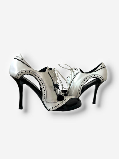 Christian Dior by John Galliano 2004 Spectator Patent Leather Pumps