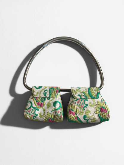 Prada Double Pocket Satin Handle Bag, Spring Summer 2003 Runway