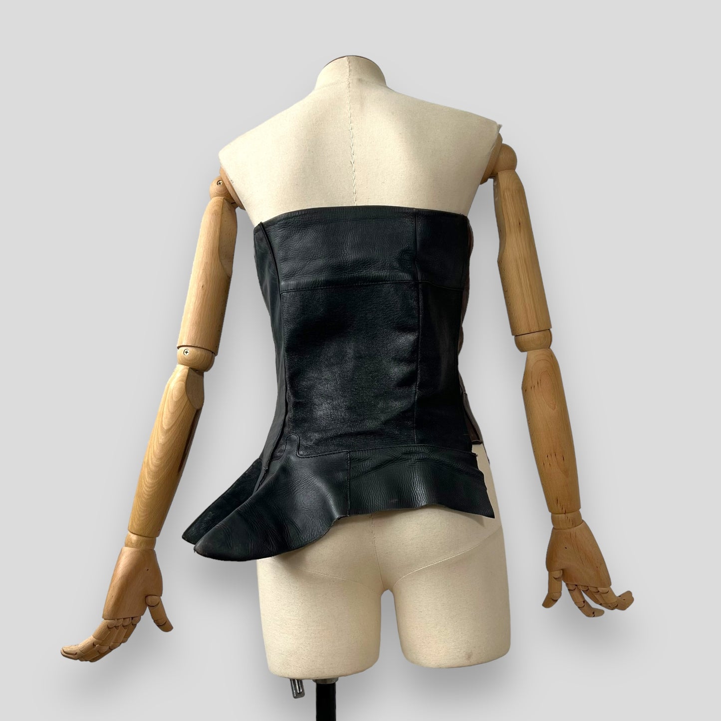 Maison Martin Margiela Corset 2004-2005 FW artisanal boots leather corset