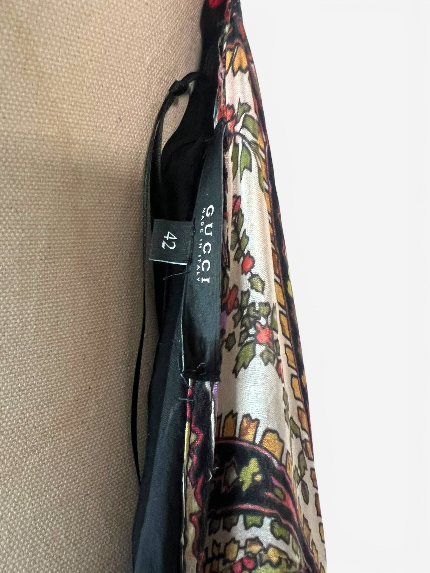 Gucci Halter Bandana Print Silk Gown, Spring Summer 2007