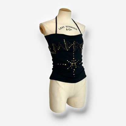 D&G Studded Lace-Up Halter Top – Spring/Summer 2003
