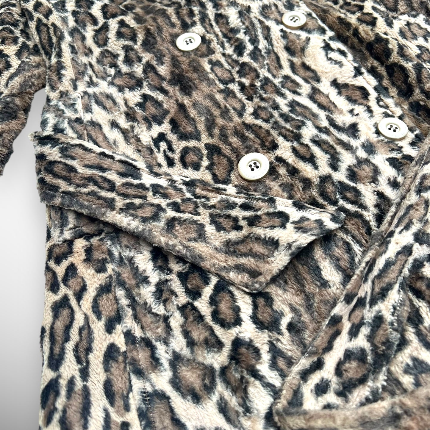 90s Dolce & Gabbana leopard coat