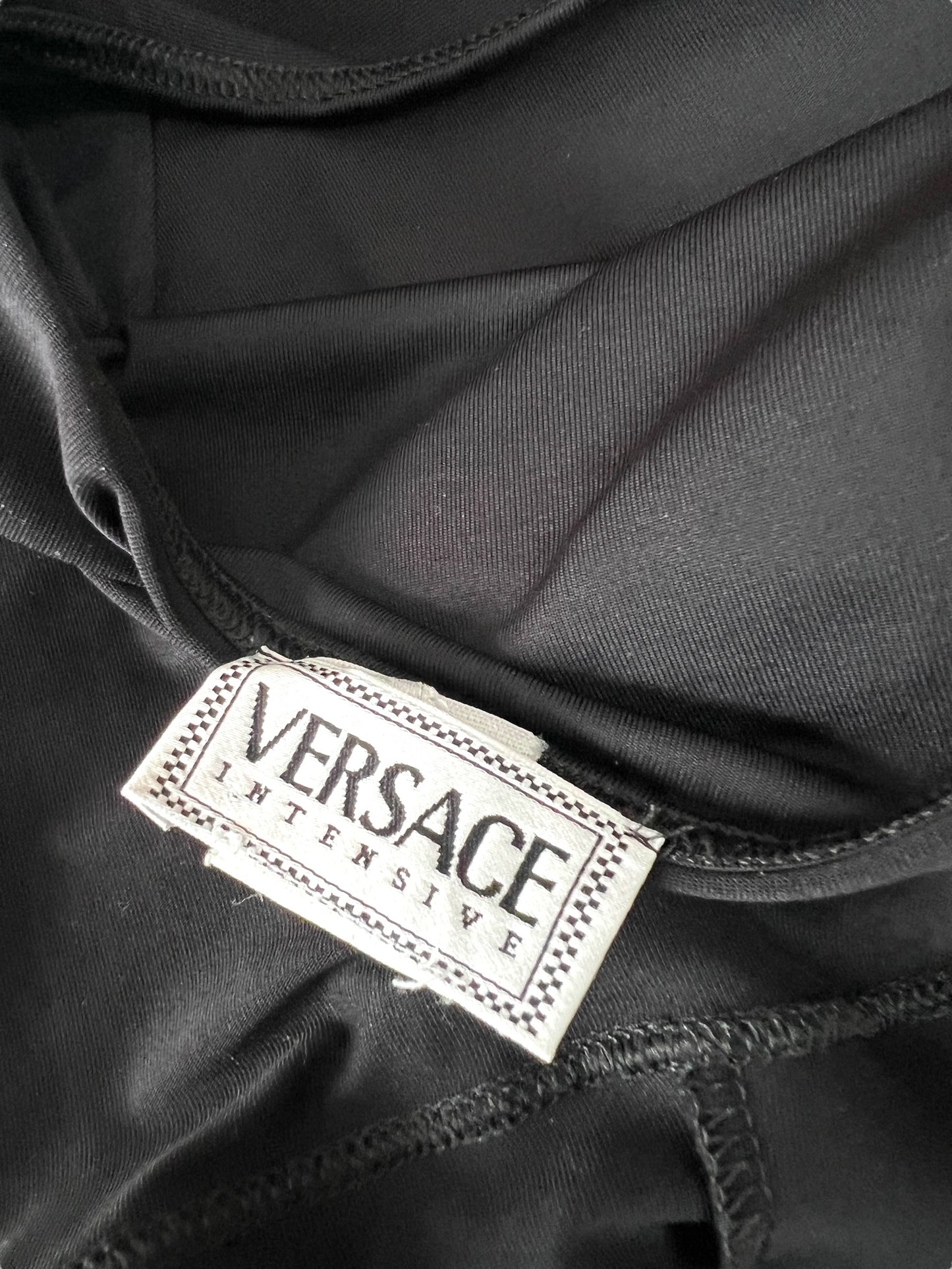 Versace Intensive Mini Medusa Logo Mini Dress, Late 1990s