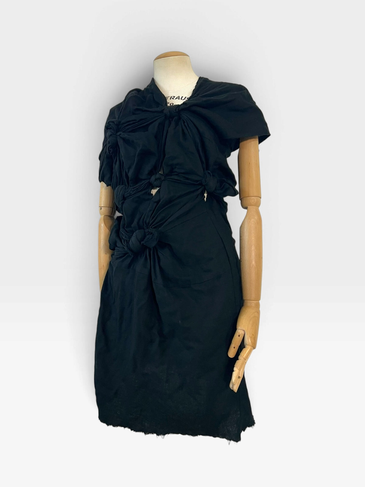 Comme Des Garçons 2003 S/S wool knotted dress