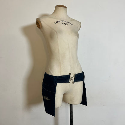 00’s Jean Paul Gaultier, denim hip bags