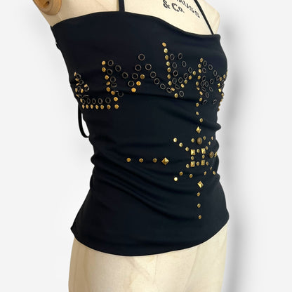 D&G Studded Lace-Up Halter Top – Spring/Summer 2003
