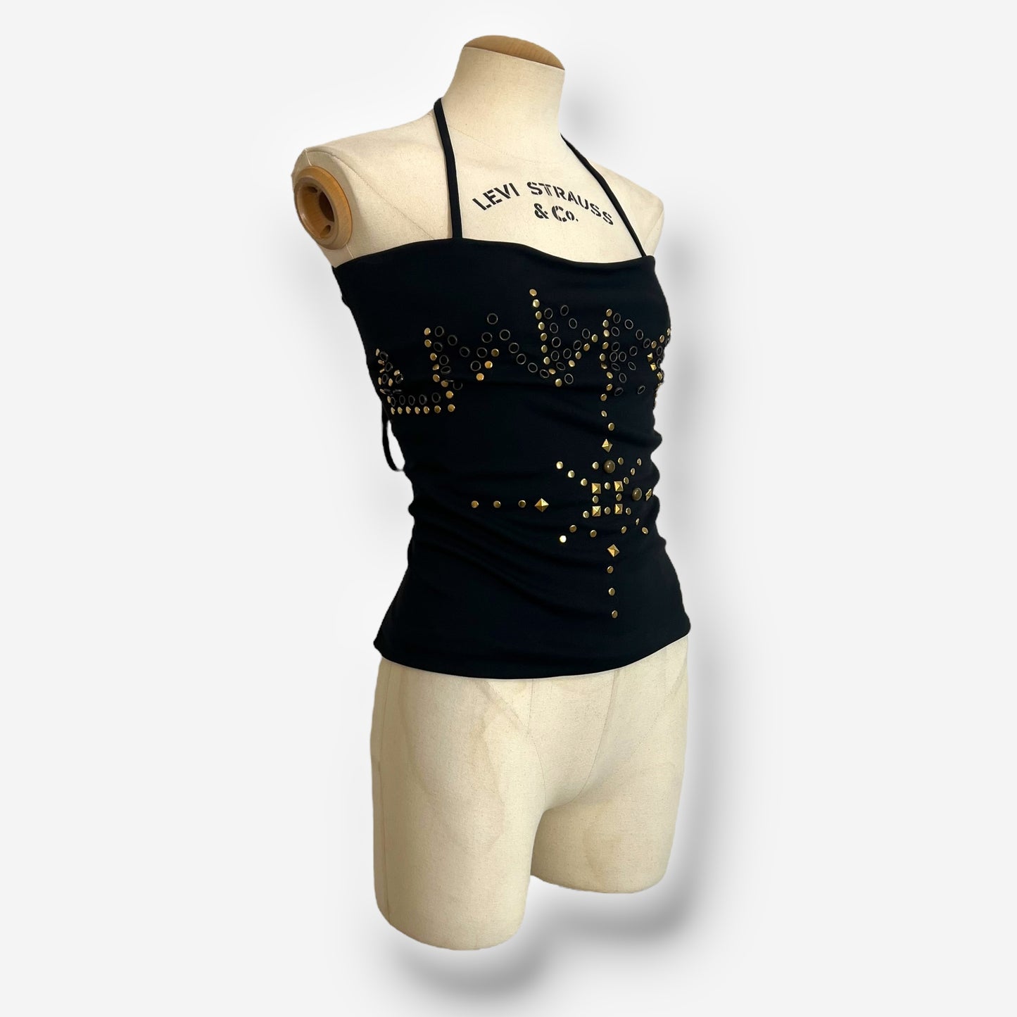 D&G Studded Lace-Up Halter Top – Spring/Summer 2003