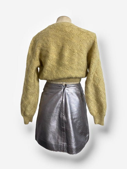 Versace, Fall/Winter 1994 Two-Piece leather knit Ensemble