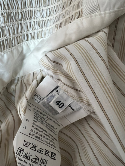 D&G, Striped Cotton Midi Dress, Mid to Late 2000s