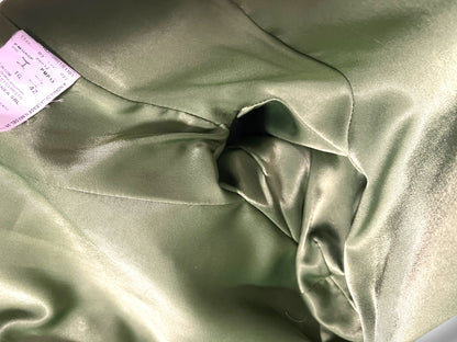 Armani Collezioni Green Shearling Fur Coat, Fall/Winter 2001