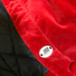 80’s Junior Gaultier red faux shearling velvet coat