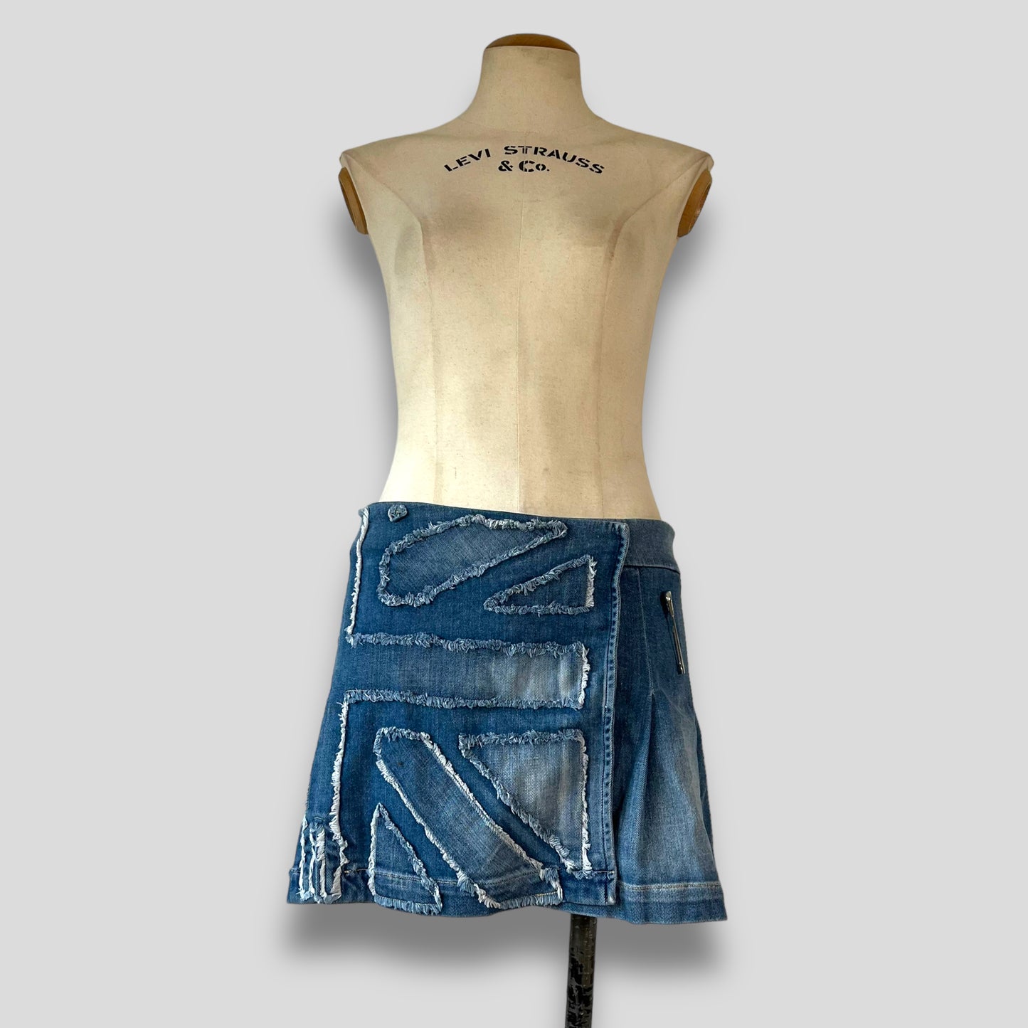 Fake London vintage Union Jack skirt