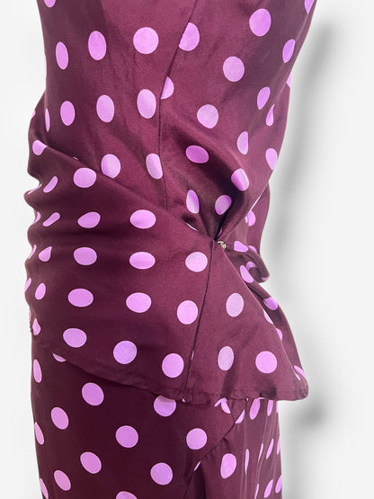 Joseph, 2000s polka dot silk ensemble