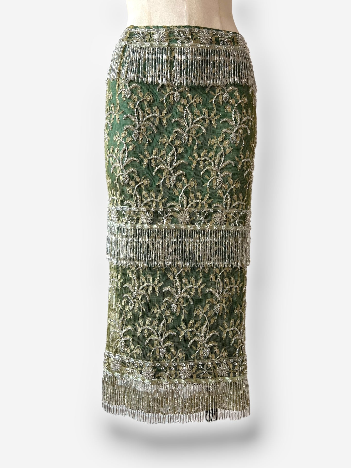 Dolce & Gabbana 1990s Couture Hand-Embroidered Skirt, Circa 1999