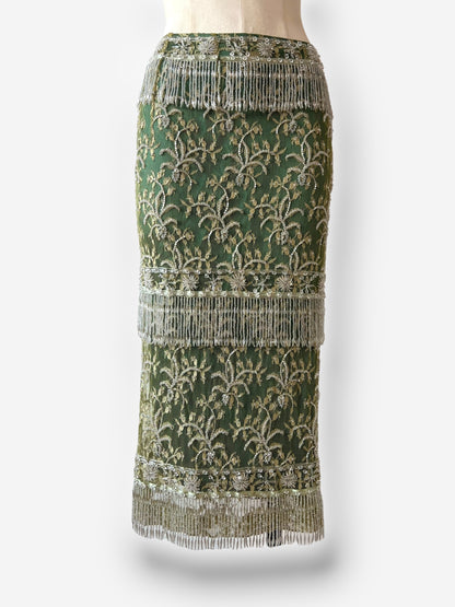 Dolce & Gabbana 1990s Couture Hand-Embroidered Skirt, Circa 1999