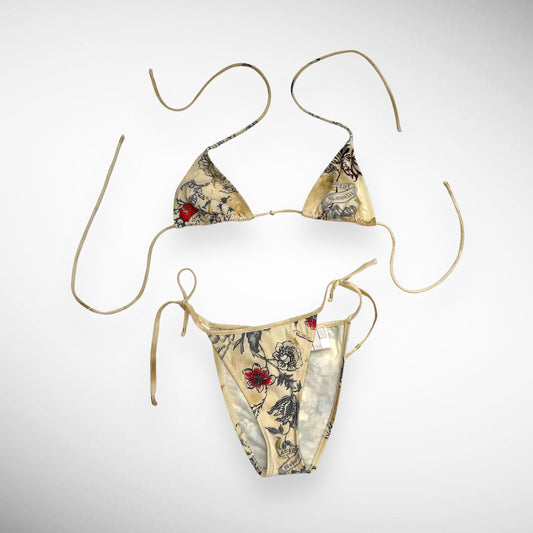 Roberto Cavalli 2003 S/S tattoo bikini