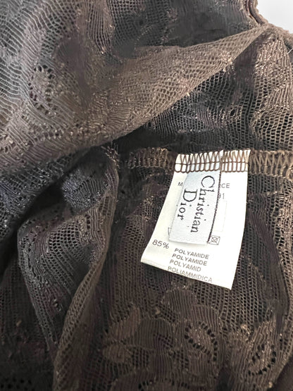 Dior By John Galliano lace mini dress