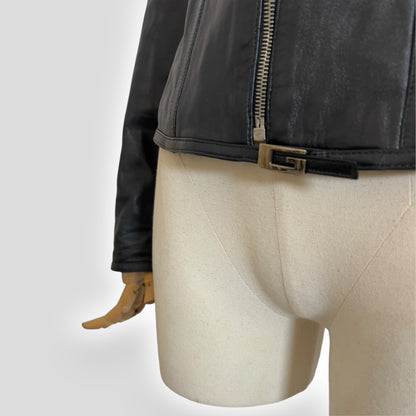 Gucci by Tom Ford, Black Lambskin Leather Jacket, 1997