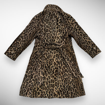 90s Dolce & Gabbana leopard coat