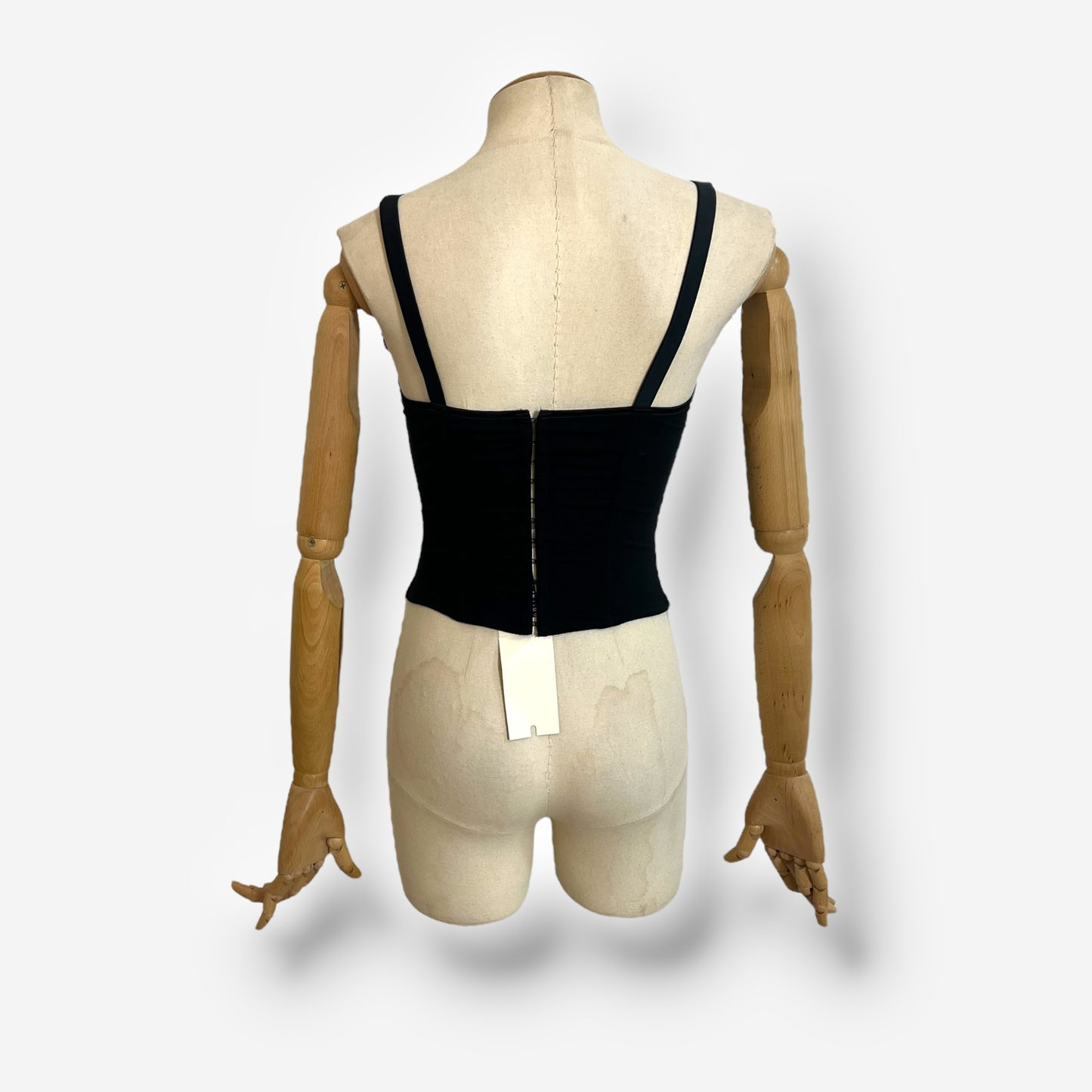 Gianni Versace, crystal bow corset top, early 2000s
