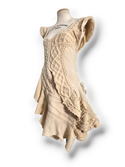 Comme des Garçons by Tao, hand crochet and knit wool dress, 2007