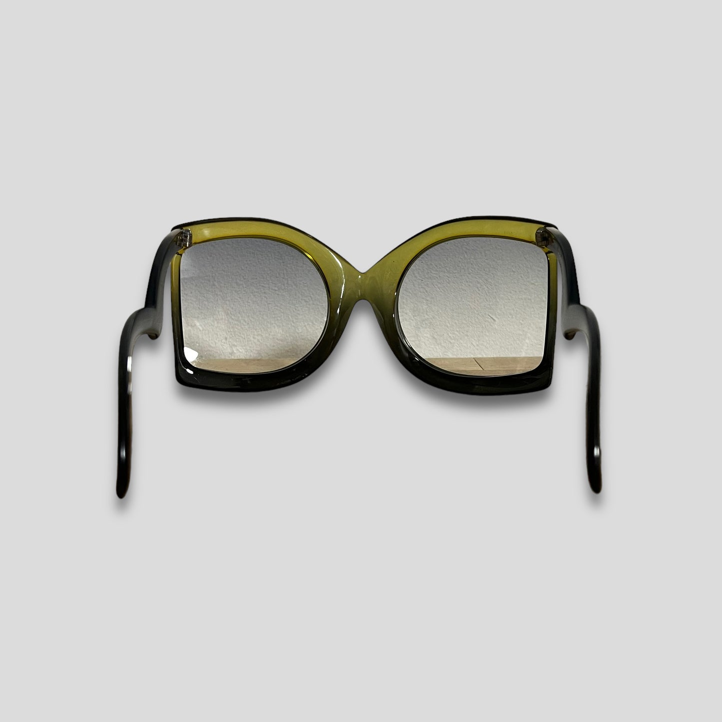 70’s Dior abstract massive glasses