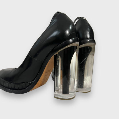 Maison Martin Mariela lucite 2010 hologram heels