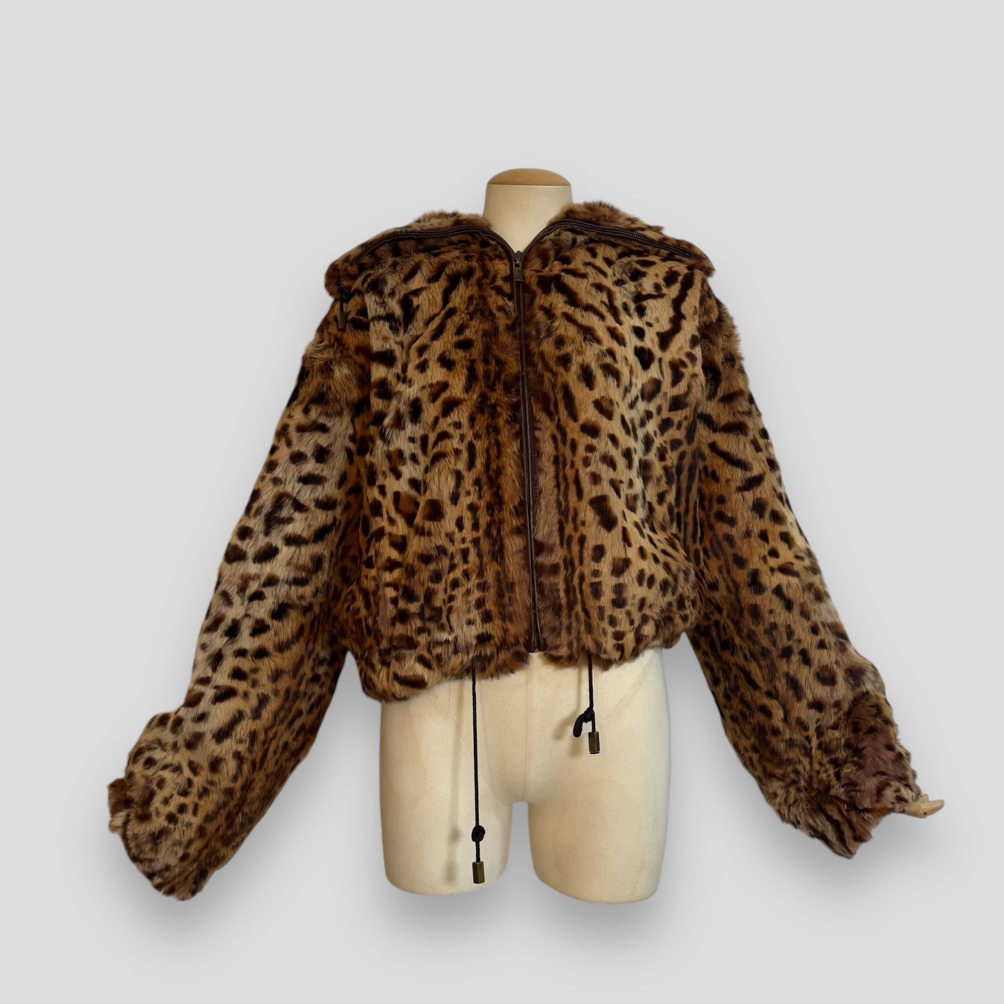 Dior 2004 Leopard fur coat