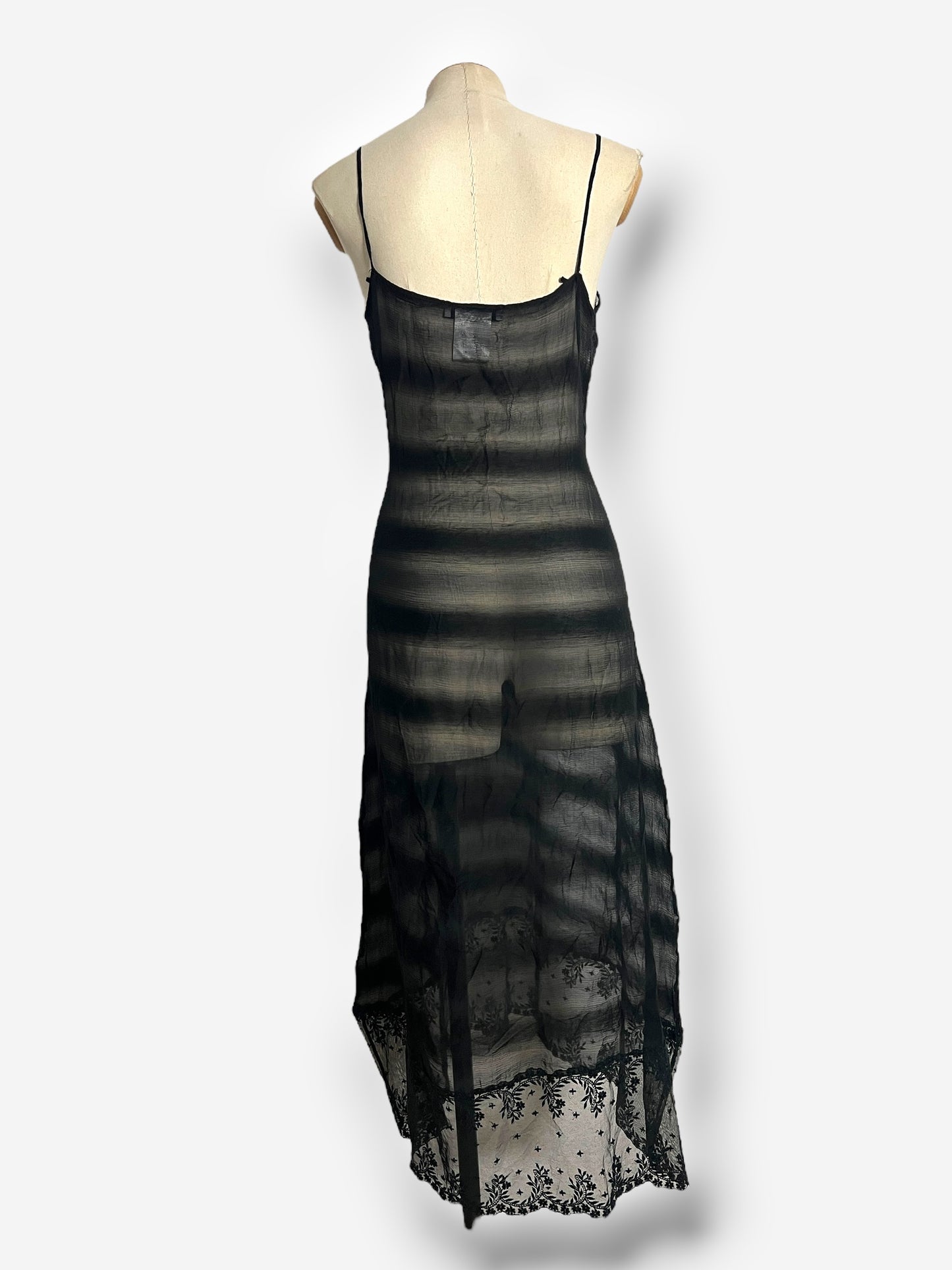 Christian Dior by John Galliano Sheer Silk Slip Dress, circa early 2000s
