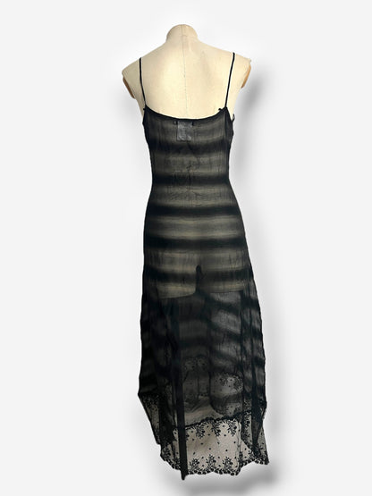 Christian Dior by John Galliano Sheer Silk Slip Dress, circa early 2000s