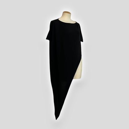Maison Martin Margiela, Black Asymmetric Maxi Shirt, Fall/Winter 2008