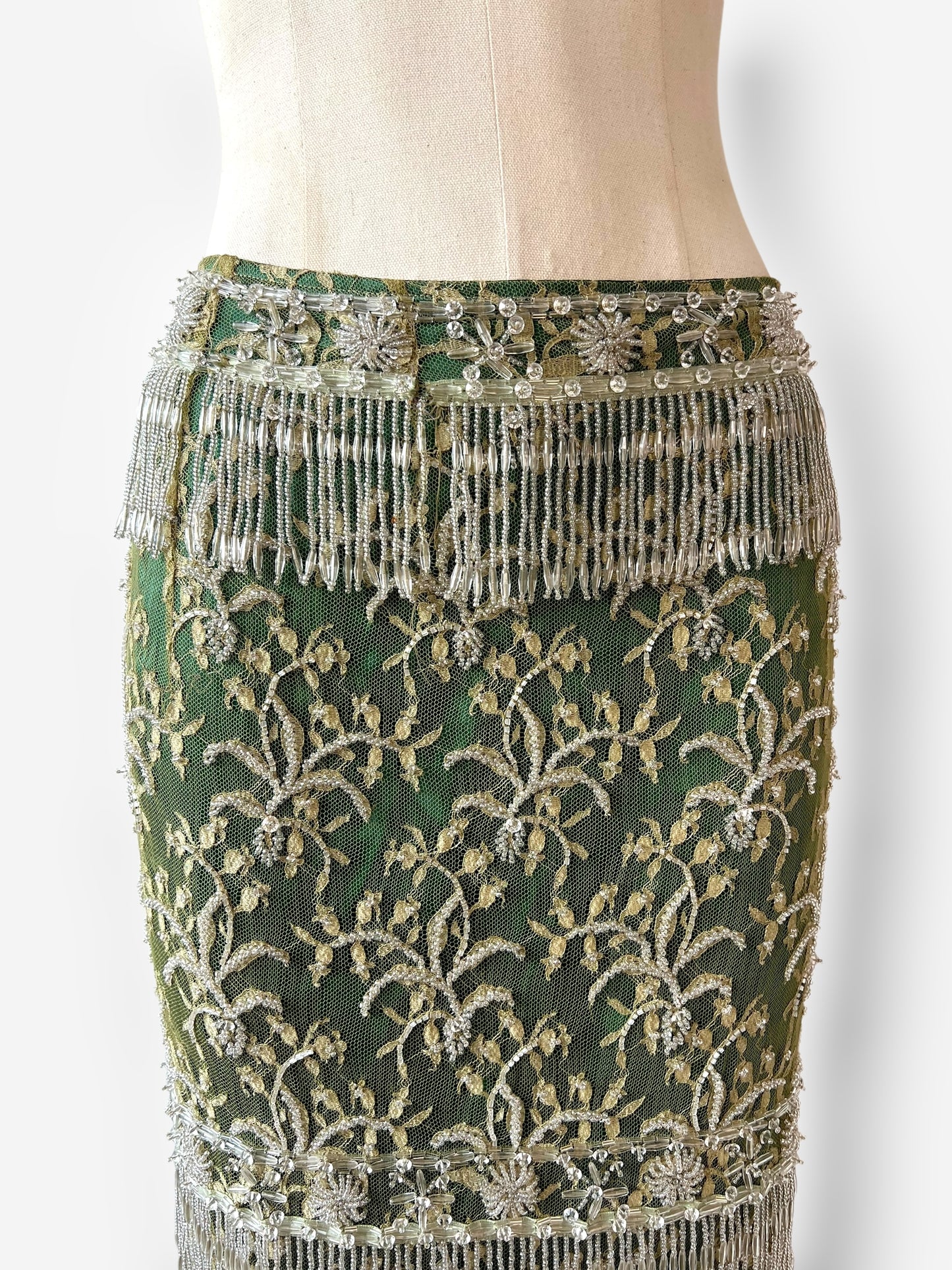 Dolce & Gabbana 1990s Couture Hand-Embroidered Skirt, Circa 1999