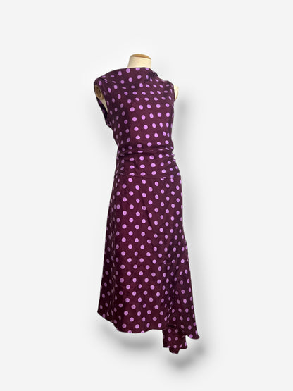 Joseph, 2000s polka dot silk ensemble