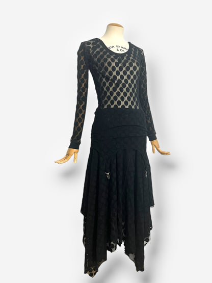 Jean Paul Gaultier, Fall/Winter 2003 Dotted Mesh Two-Piece Set