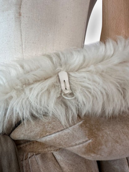 Vintage Gucci Shearling Long Coat