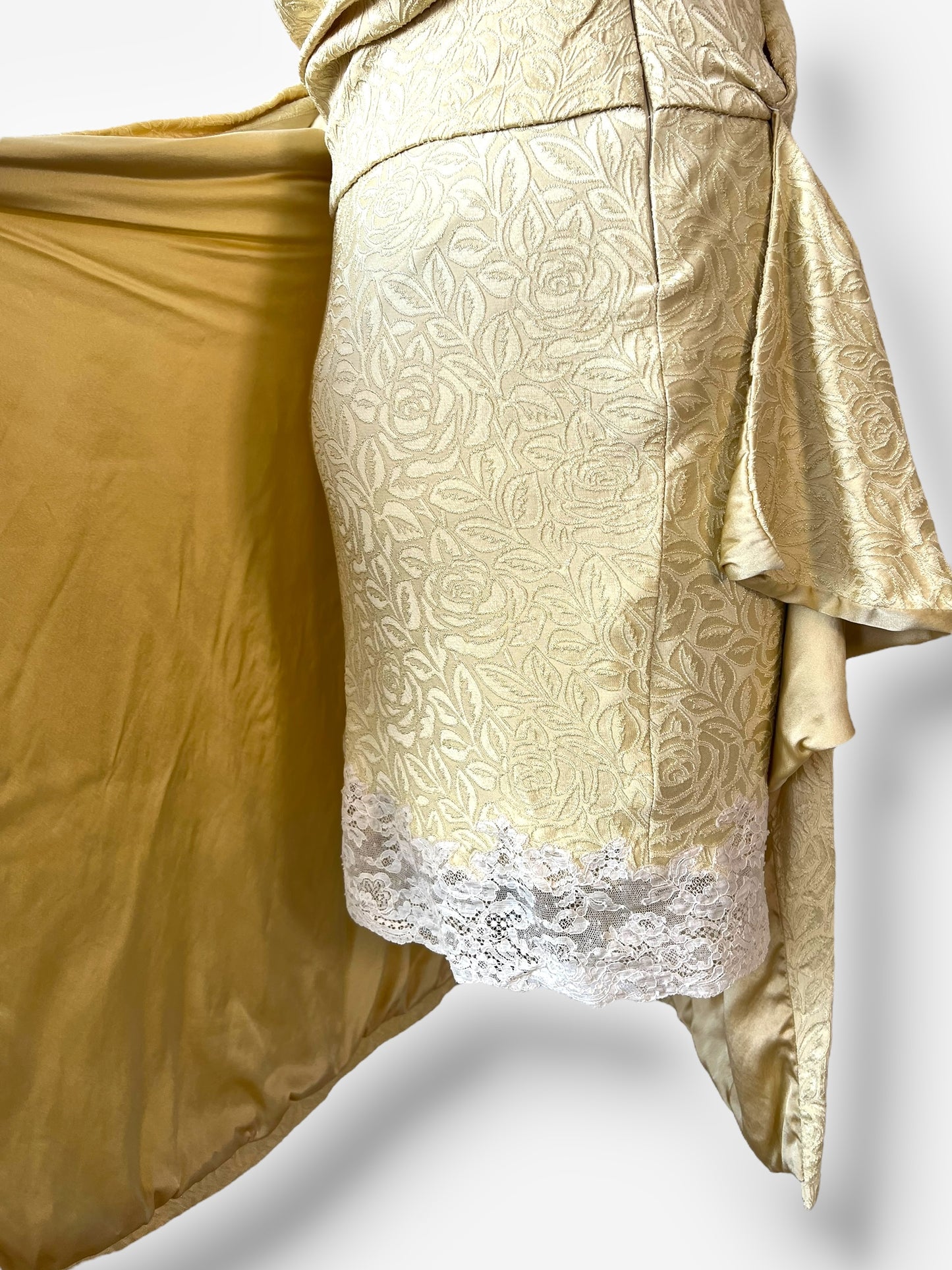 Christian Dior by John Galliano, Autumn/Winter 1998, Silk Brocade Rose Dress
