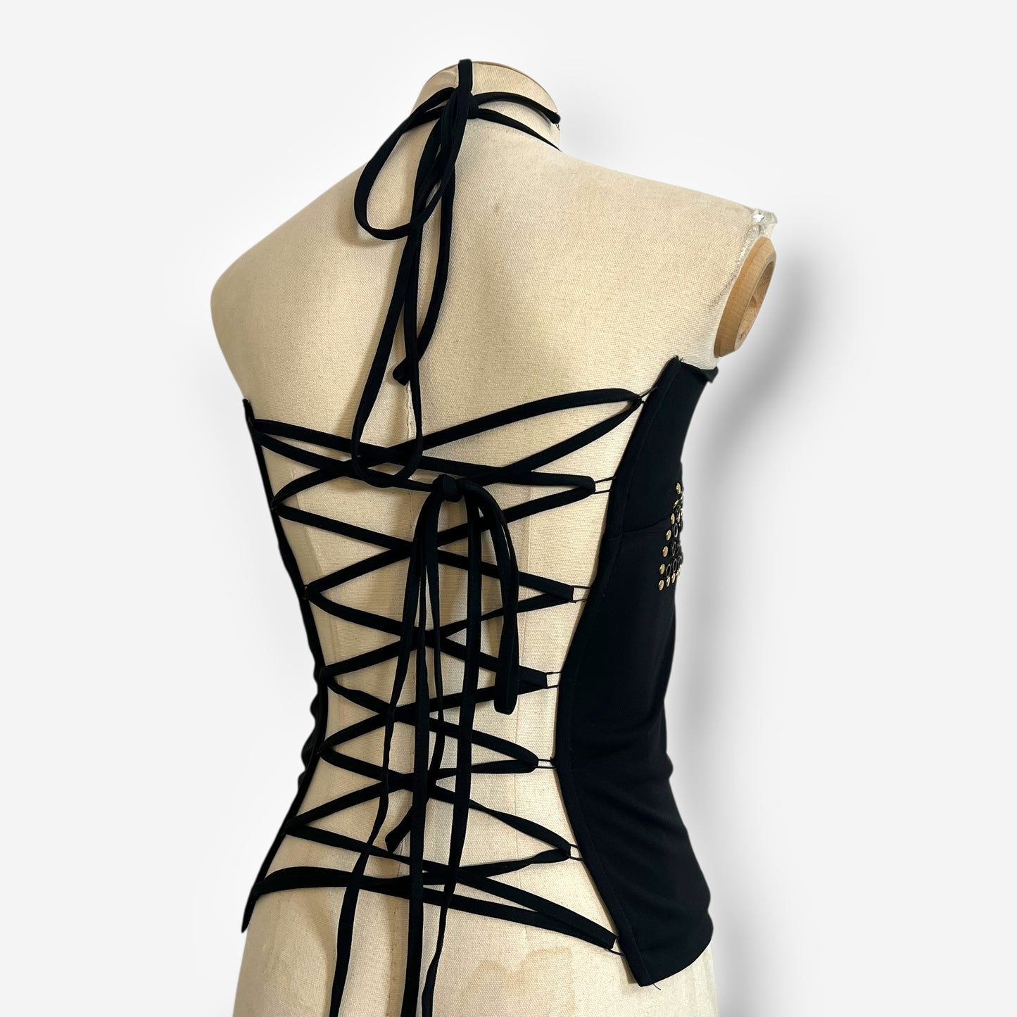 D&G Studded Lace-Up Halter Top – Spring/Summer 2003