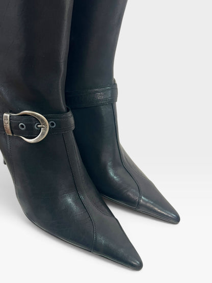 Vintage Dior by John Galliano 2007 Leather Boots