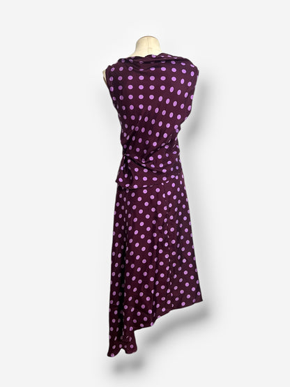 Joseph, 2000s polka dot silk ensemble
