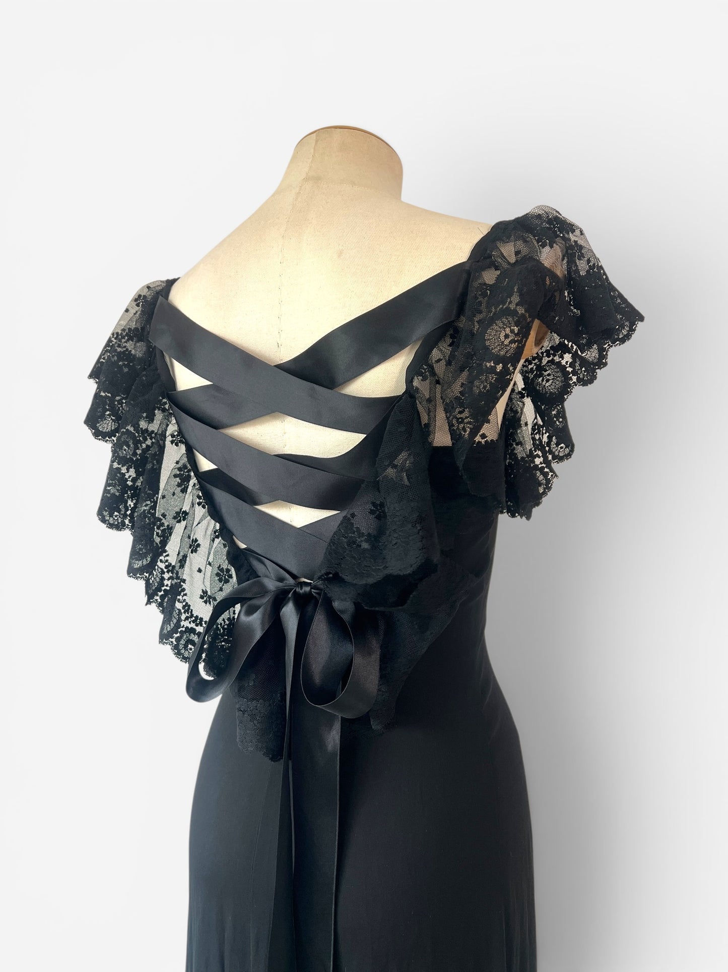 Valentino Lace Back Corset Evening Gown, circa Spring/Summer 2004